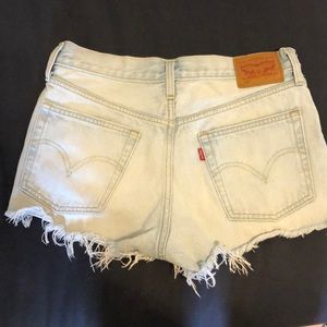 Levi’s light denim cut offs